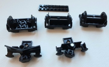 Klocki Lego zderzaki z magnesami wózek do pociągu