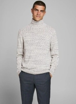 Sweter męski jesień Jack&Jones knit roll neck