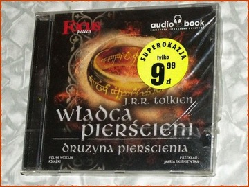 WŁADCA PIERŚCIENI / Drużyna pierścienia / audiobook / folia