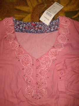 Ulla Popken - różowa bluzka