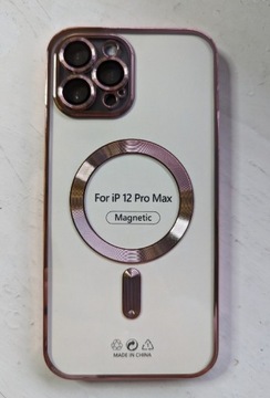 Etui silikonowe z MagSafe do iPhone 12 Pro Max 