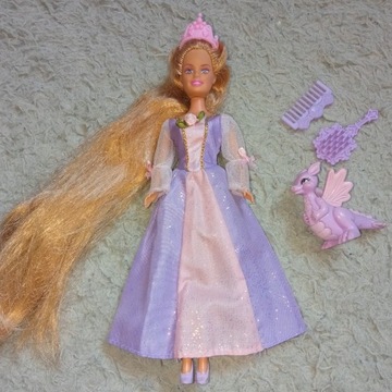 Lalka Barbie seria Mini Kingdom Roszpunka