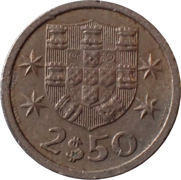 Portugalia 2,5 escudos z 1974 roku - OBEJRZYJ MOJĄ OFERTĘ