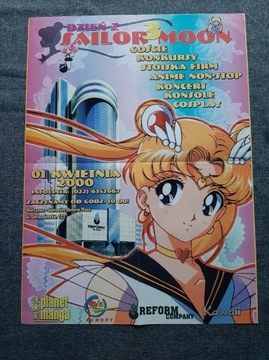 Sailor Moon X Clamp plakat Kawaii 2000r