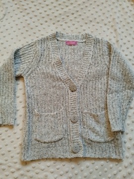 Sweter rozpinany dla dziewczynki r. 92