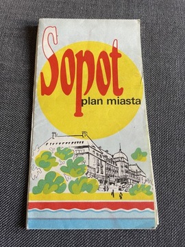 Sopot plan miasta 1983 r