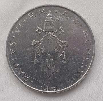 Watykan - Paweł VI - 100 lira - 1972r.