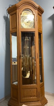 Zegar stojący kwadransowy  podświetlana witryna