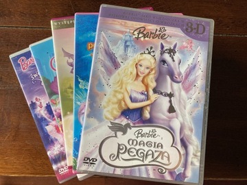 Barbie 5 płyt DVD zestaw OKAZJA!