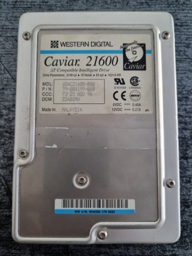 WD Caviar 21600 1.6 GB ATA Sprawny 