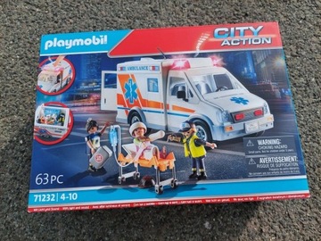 Klocki Playmobi 71232 ambulans nowy 