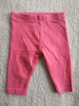 Nowe różowe gładkie legginsy Next 56 - 62