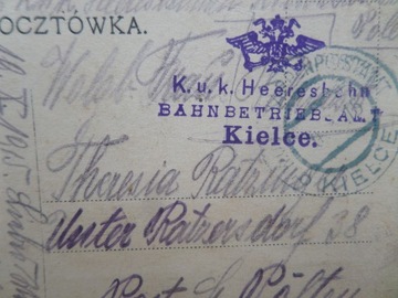 K.u.k.Heeresbahn Kielce.Warschau 1915r-wysadz most