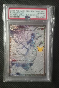 Psa 10 Reshiram Celebrations classic pokemon 