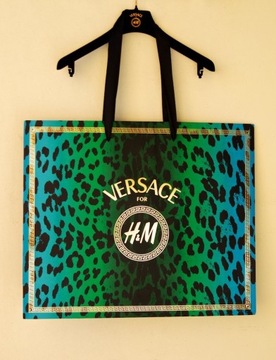 VERSACE x H&M torba torebka OGROMNA unikat