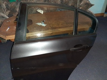 Drzwi BMW 3 E90 lewy tył  sparkling graphite A22