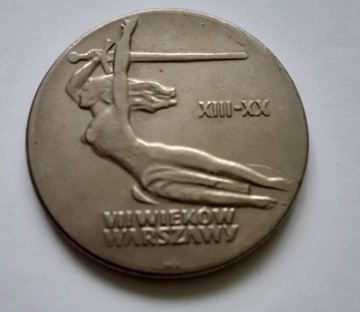 10 zł VII wieków Warszawy - Nike 1965