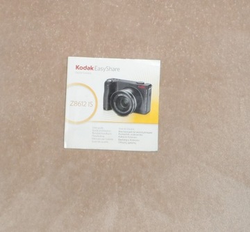 Kodak Easy Share Z8612 IS Podręcznik  instrukcja