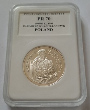 200000 zł - Kazimierz IV Jagiellończyk - Półpostać