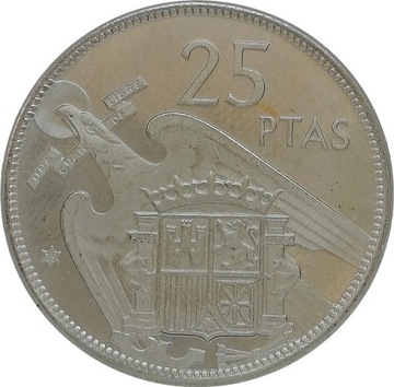 Hiszpania 25 pesetas 1975, KM#787