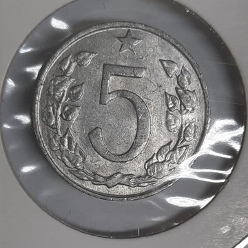 5 Halerzy 1963 r Czechosłowacja  A9