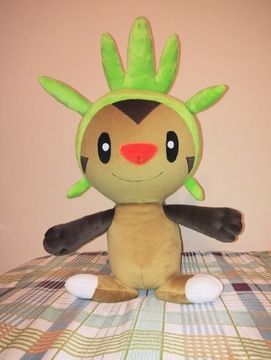 Pluszak maskotka pluszowy Pokemon Chespin duży 55c