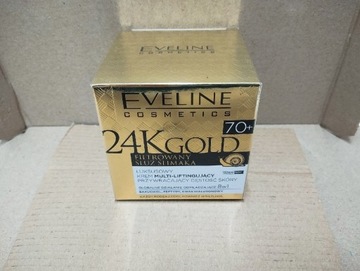 Eveline 24k gold odmładzający krem-serum z 24k złotem 70+