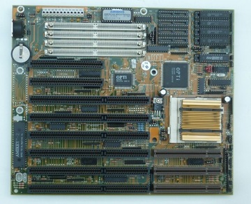 Stary zestaw  Opti 82C895 AT VLB Socket 3/ procek