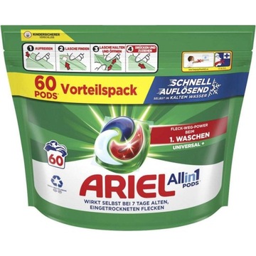 ARIEL UNIVERSAL kapsułki do prania 60 szt. DE