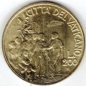 Watykan - Jan Paweł II - 200 lirów - 1994r.