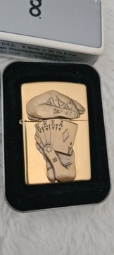 Zapalniczka Zippo Karty Full Brass 1998r. XIV(5)