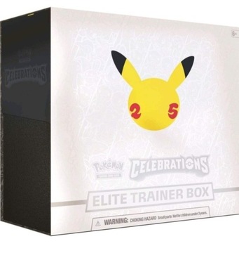 Pokemon TCG Celebrations elite trainer box 