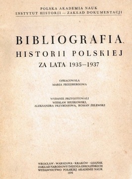 BIBLIOGRAFIA HISTORII POLSKIEJ 1935-1937 PAN