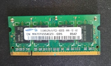 RAM SO-DIMM DDR2 512MB PC2-4200S