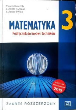 Matematyka 3 podręcznik rozszerzenie 