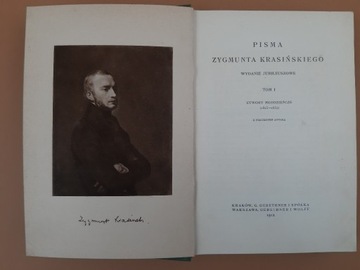 Krasiński Zygmunt Pisma, T. I-VIII, Kraków 1912