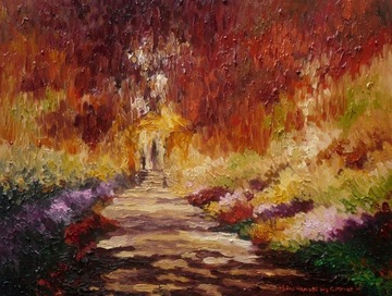 Garden Path at Giverny wg Claude Monet 30x40cm