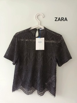 ZARA bluzka z koronki rozmiar M