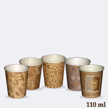 Kubek papierowy 110/175/250ml Coffe&TEA Kawa 100sz