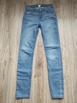 Spodnie jeansowe damskie H&M rozm. 36 stan