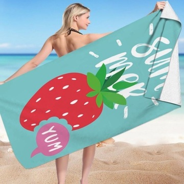 Ręcznik plażowy prostokątny SUMMER YUM 150x70 