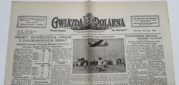 Stara gazeta 1940 rok Unikat 