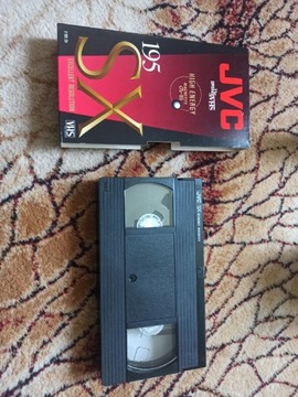 kaseta VHS JVC E-195 SX  jak nowa