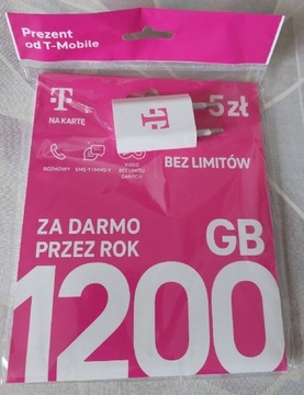 Starter T-Mobile 5zł z ładowarką UNIKAT!!