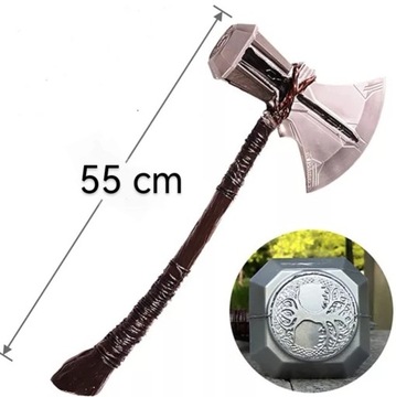 Młot Mjolnir Thor Topór Stormbreaker 55 cm 24 h PL