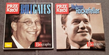 Płyty VCD Biografie Bill Gates Nelson Rockefeller 