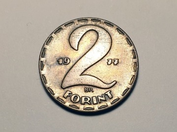 Węgry - Moneta 2 forinty forint - 1977