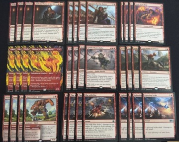 mono red deck pioneer magic the gathering 