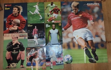 20 plakatów David Beckham Manchester 1997-2005