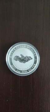 Srebrna Moneta Australian Nugget 2021, 1 uncja